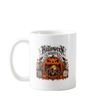 Caneca de Abóbora das Noites de Halloween