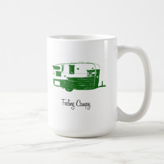 Café Caneca de acampamento do reboque de Airflyte do