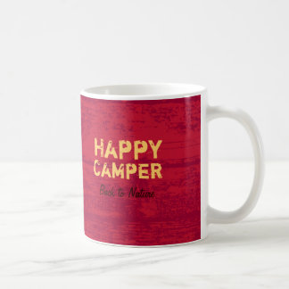 Café Caneca de acampamento feita sob encomenda rústica