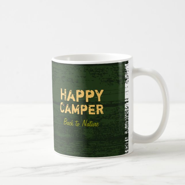 Café Caneca de acampamento feita sob encomenda rústica (Direita)