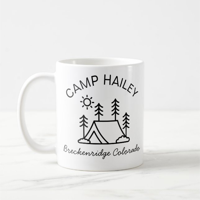 Café caneca de acampamento personalizada, caneca de fog (Esquerda)