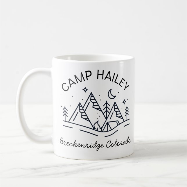 Café caneca de acampamento personalizada, caneca de fog (Esquerda)