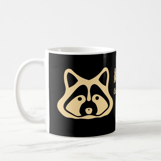 Café Caneca de Adams Point Raccoon (Esquerda)