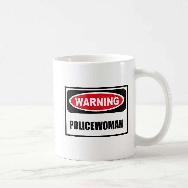 Café Caneca de advertência da POLICIAL (Direita)