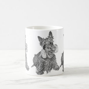 Café Caneca de Agilidade do Scottish Terrier
