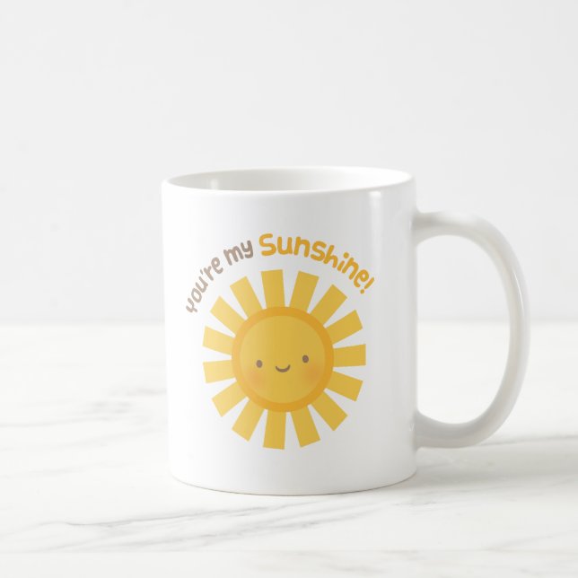 Café Caneca de Agradecimento Fofo e Alegre Você É Meu S (Direita)