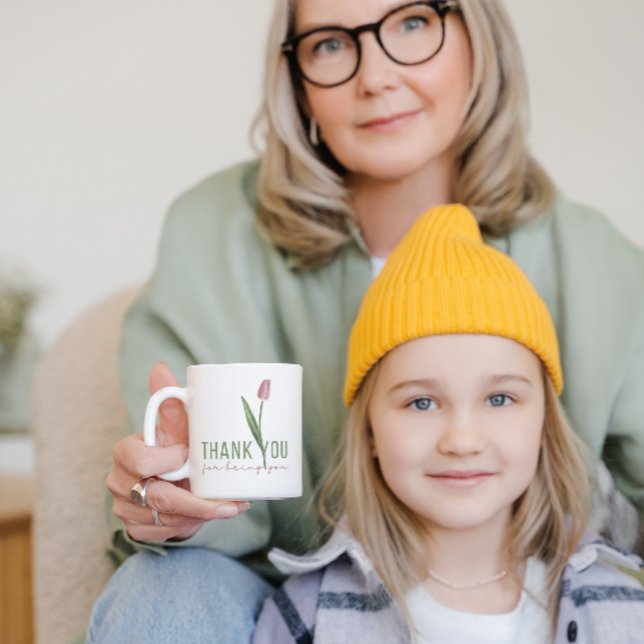 Café Caneca de Agradecimento por Ser Quem É (Criador carregado)