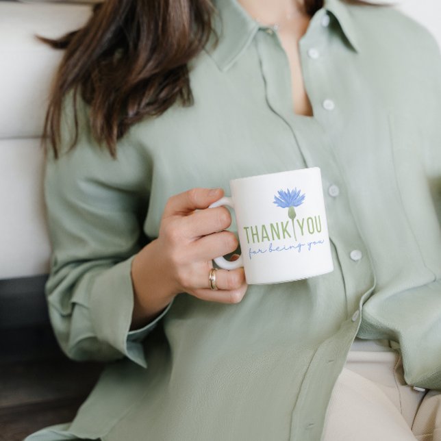 Café Caneca de agradecimento por ser você (Criador carregado)