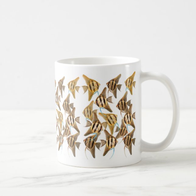 Café Caneca de água doce dos Angelfishes (Direita)