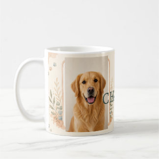 Café Caneca de água-forte com foto e nome personalizado