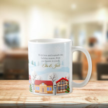 Caneca de Aldeia de Inverno Encantadora - Presente