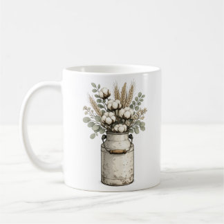 Café Caneca de Algodão e Eucalipto de Fazenda Rústica |