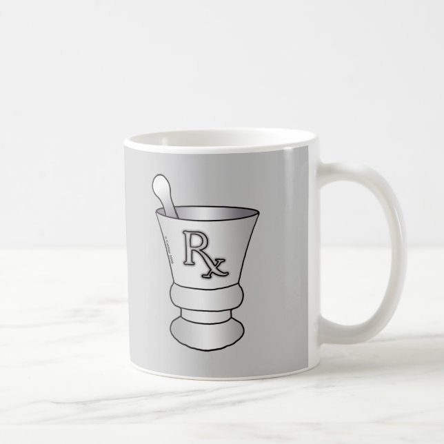 Café Caneca de almofariz e pilão (Direita)