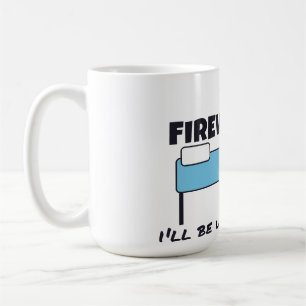 Café Caneca de Amante de Cachorro Engraçado com Fogos d