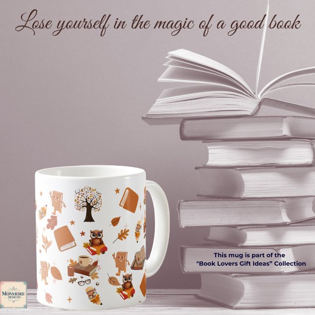 Café Caneca de Amante de Livros 330ml (Criador carregado)