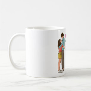 Café Caneca de Amor Casal Romântico