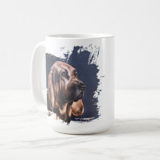 Café caneca de amor de cão Bloodhound