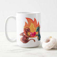 Caneca de Amor de Dragão