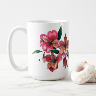Café Caneca de amor de Lírio do Peru é a resposta do am