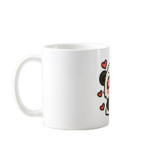 Caneca de Amor de Panda Fofo – design de Olhos de 