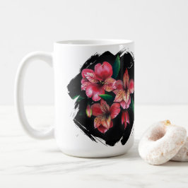 Café Caneca de amor Lírio Peruano é a resposta amorosa