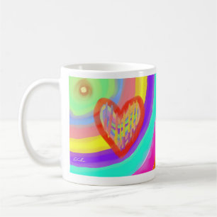 Café Caneca de Amor pela Arte Impressionista
