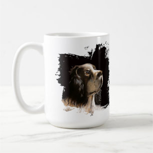 Café Caneca de amor por cães da raça Spaniel