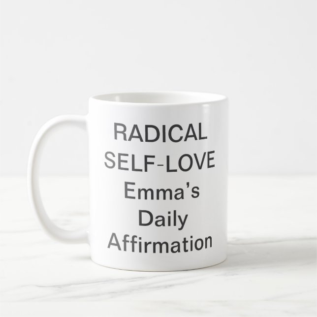 Café Caneca de Amor-Próprio Radical – Presente de Autoc (Esquerda)
