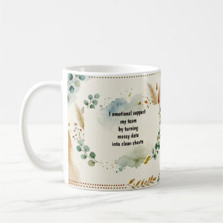 Café Caneca de Analista de Dados Dados Bagunçados Gráfi
