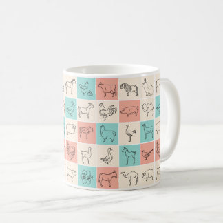Café Caneca de Animais de Criação - Design de Quintal e