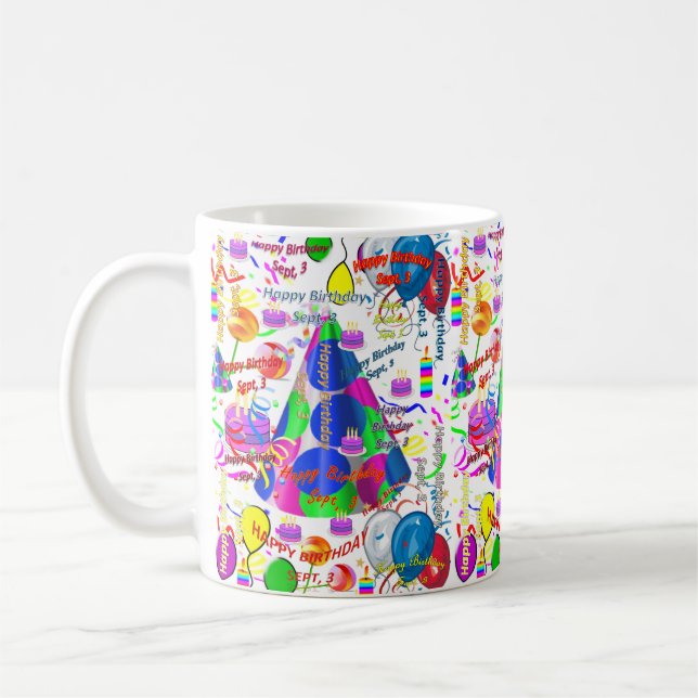 Café Caneca de Aniversário, 3 de Setembro (Esquerda)