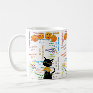 Café Caneca de Aniversário de 31 de Outubro