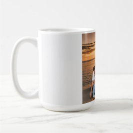 Café Caneca de aniversário de 50 anos de Marla e David 