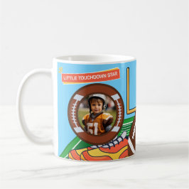 Café Caneca de Aniversário de Futebol Little Touchdown