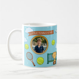 Café Caneca de aniversário de tênis para crianças