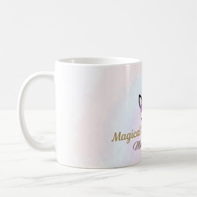 Café Caneca de Aniversário de Unicórnio (Esquerda)