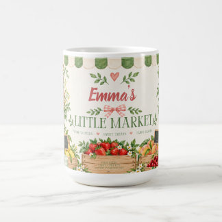 Café Caneca de Aniversário Pequeno Mercado de Agriculto