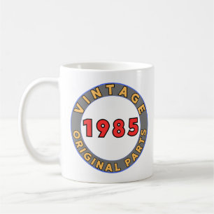 Café Caneca de Aniversário Retro Vintage 1985 Peças Ori