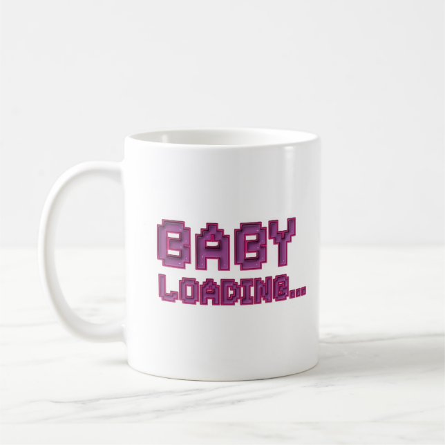 Café Caneca de Anúncio de Gravidez Bebê Embarcando (Esquerda)