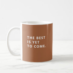 Café Caneca de Aposentadoria em Terracota The Best Is Y