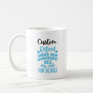 Café caneca de aposentadoria para presente de aposentad