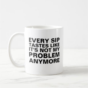 Café Caneca de aposentadoria personalizada, Cada gole t