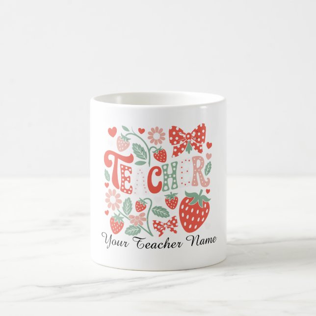 Café Caneca de Apreciação para Professores | Presente d (Centro)
