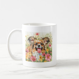 Café Caneca de Aquarela Papillon – Presente para Amante