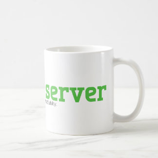 Café Caneca de Archserver com nosso logotipo