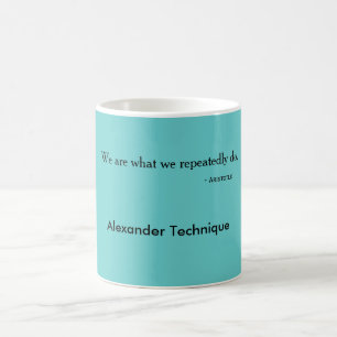 Café Caneca de Aristotle nós somos o que nós fazemos