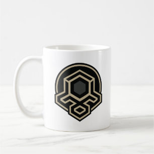 Café Caneca de Arte Avançada Simétrica 3D