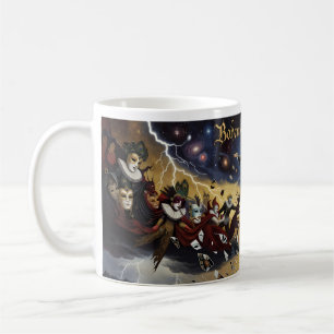 Café Caneca de Arte Bohemian Rhapsody Cosmic Masquerade