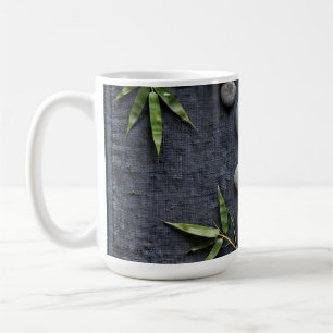 Café Caneca de Arte Botânica Verde