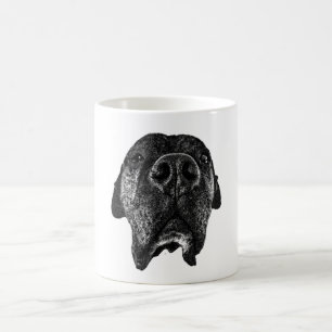Café Caneca de Arte de Cachorro Cane Corso Nariz Close-